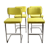 Set of 2 bar stools 1980