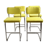 Set of 2 bar stools 1980