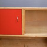 Habs WK MÖBEL wooden bookcase, 1950 s