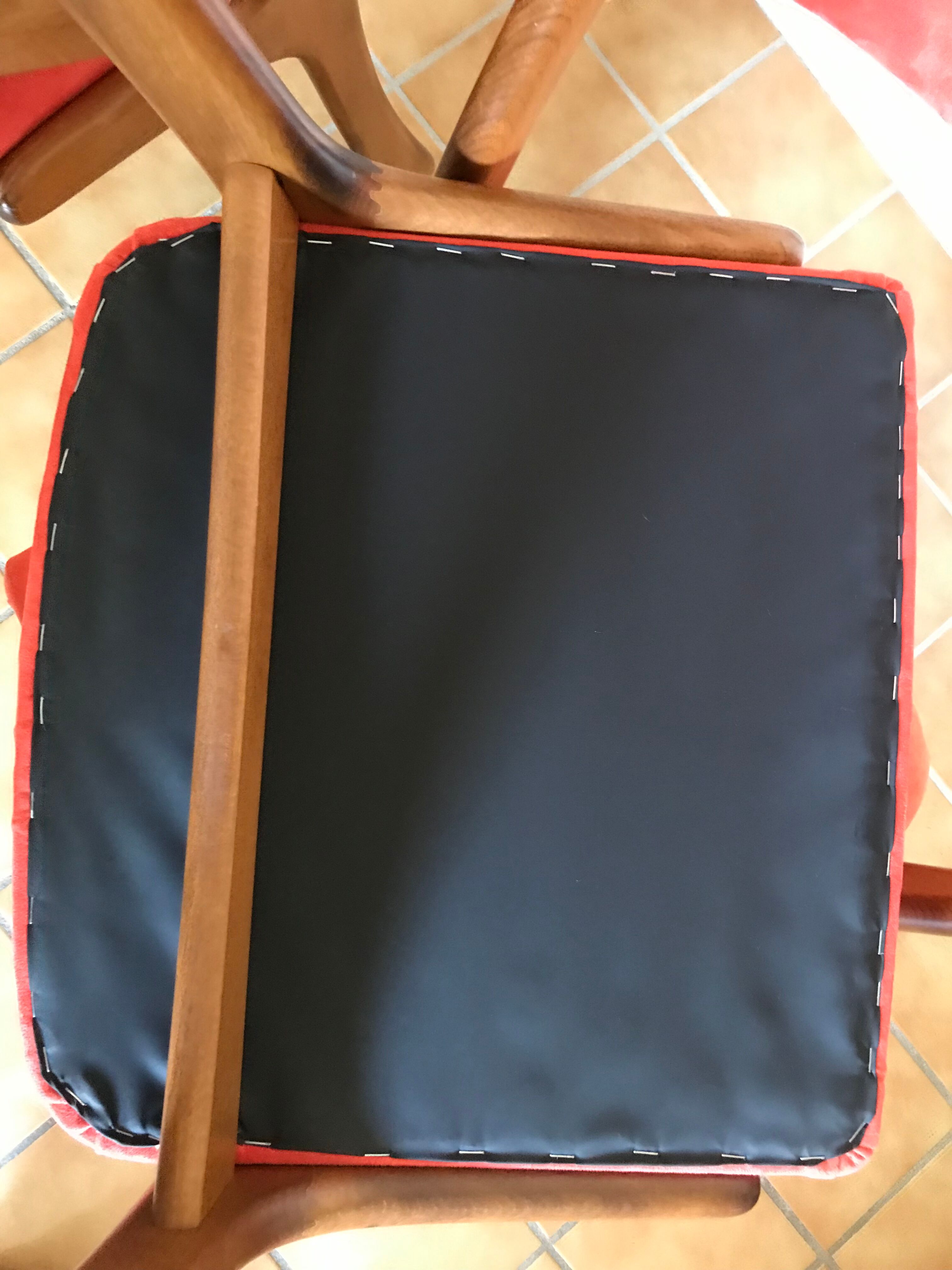 4 vintage teak chairs