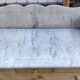 Toilet furniture marble top and pine base