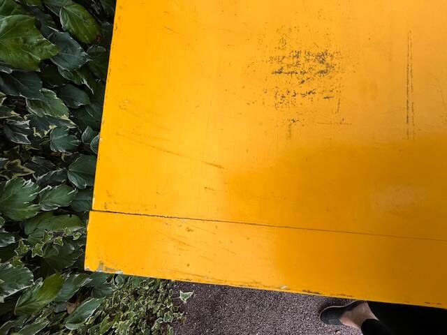 Yellow Parisian buffet