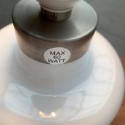 Lampe de table Apoteker en verre danoise vintage par Sidse Werner pour Holmegaard