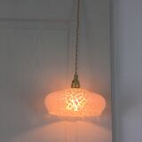 White Clichy glass pendant lamp