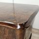 Pair of 1940s Chippendale bedside tables in walnut burl