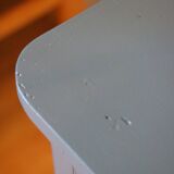 Small desk or vintage dressing table, blue