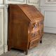 Commode scriban ou bureau de pente, plaque de fruitier, XVIIIème siècle