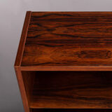 Rosewood bookcase with Record Rack by Hundevad & Co, 1960s