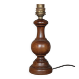 wood lamp, vintage wooden lamp base, table lamp, living room lamp