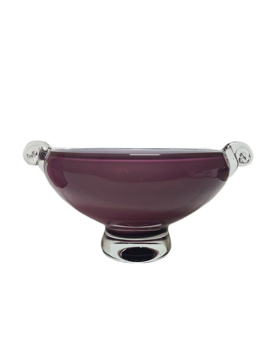 Glass basket from HSG Tarnowiec, Poland, 1970s