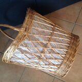 Vintage wicker basket