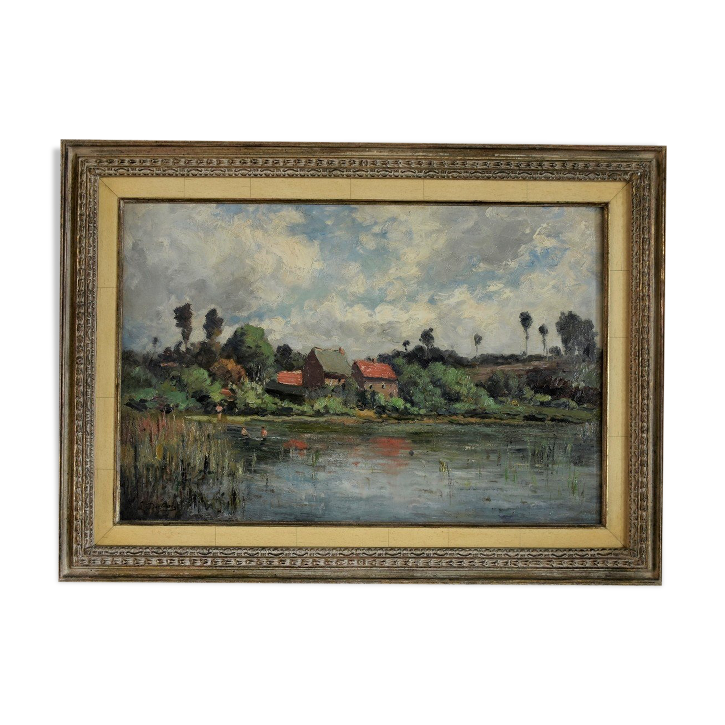 Painting Dubois Louis 1830-1880