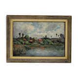 Painting Dubois Louis 1830-1880