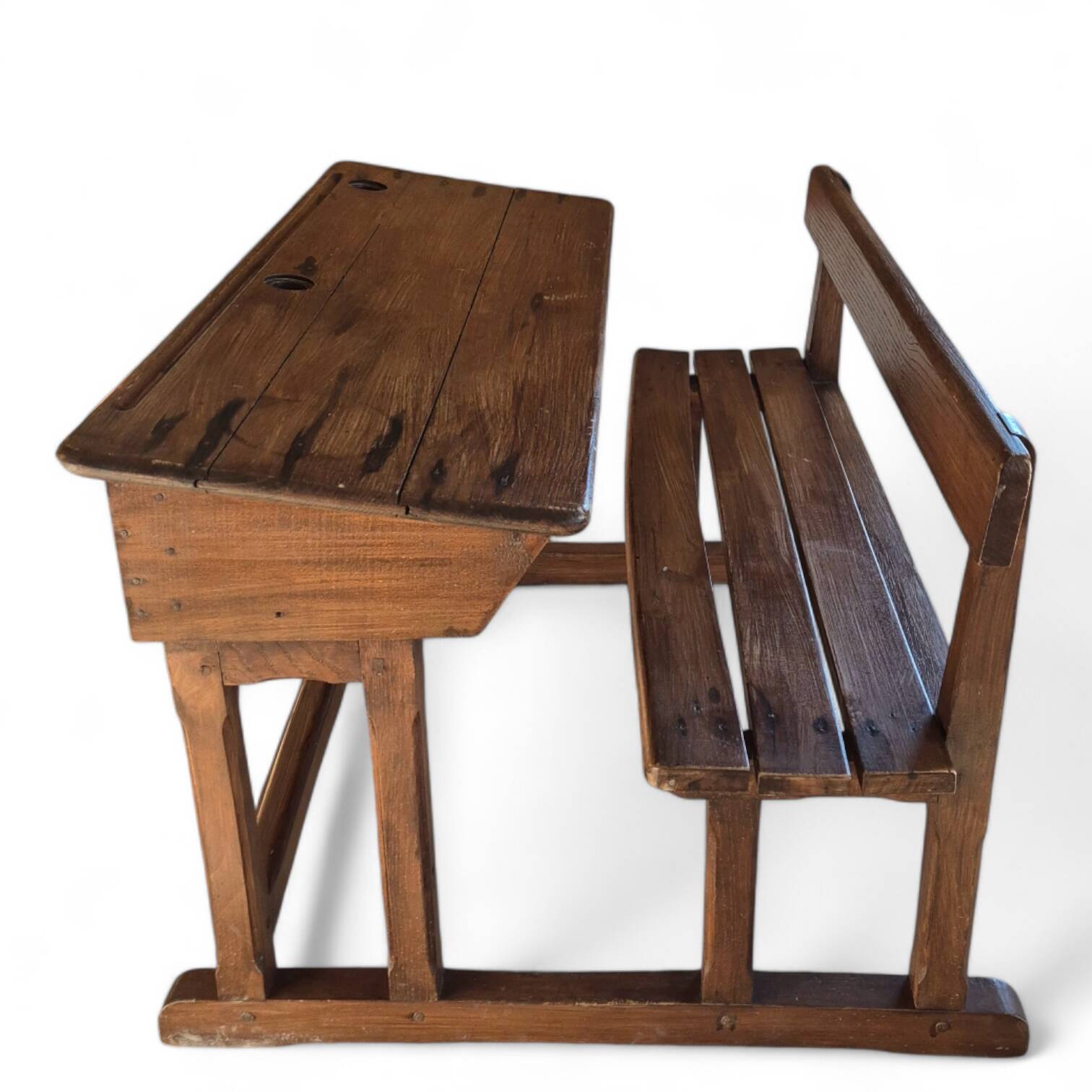 Two-seater school desk