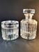 Crystal carafe and ice bucket from Val Saint Lambert – Elegance for the bar.