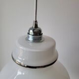 White opaline pendant light