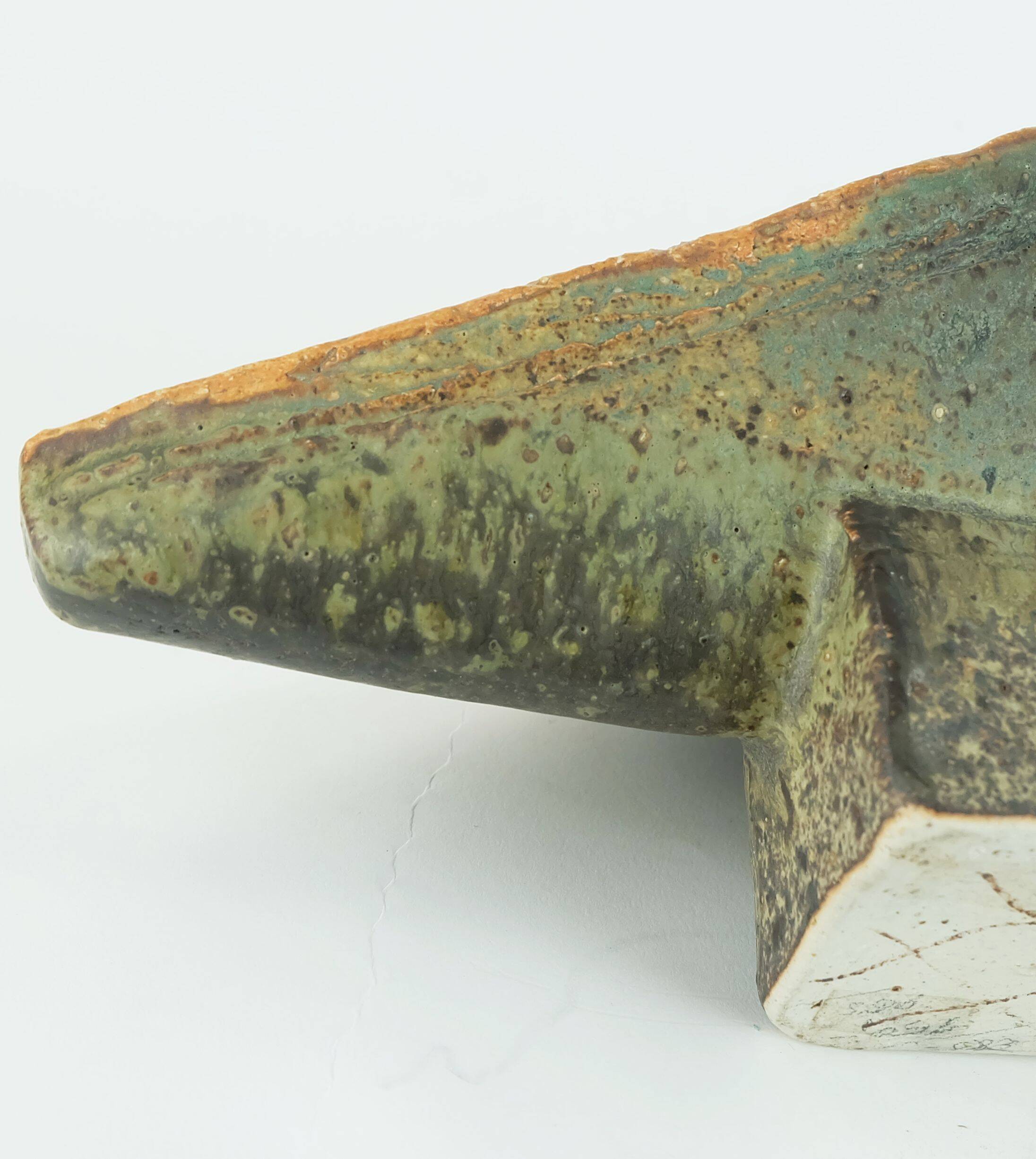 Vase brutaliste objet en céramique robert sturm années 1970 atelier de poterie sculpturale