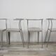 Lot de 4 chaises Dr Glob Design par Philippe Starck pour Kartell