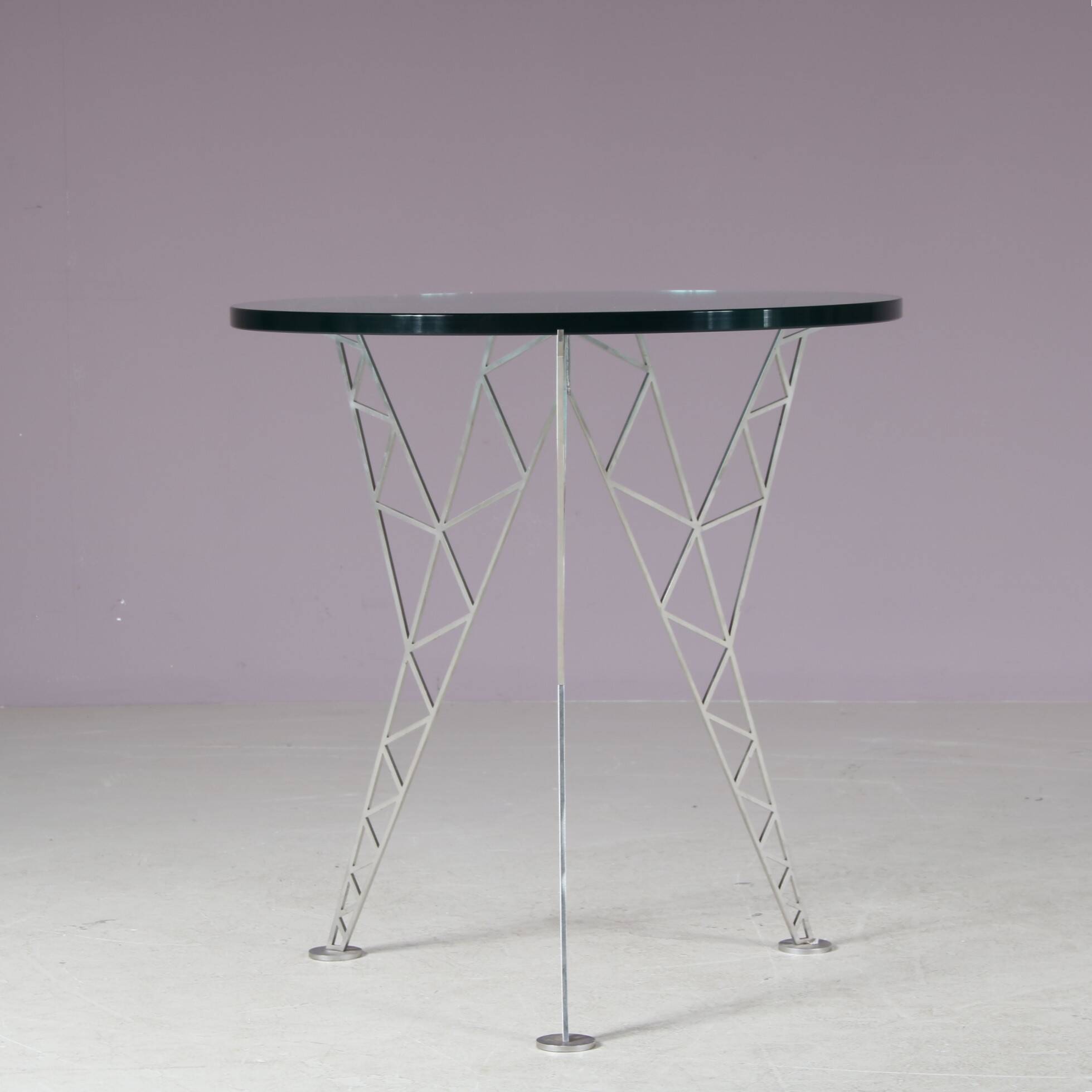 1990s Tom Dixon style side table from Italy