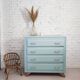 Commode vintage bleu