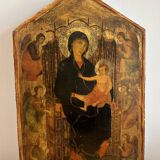 Italian virgin of rucellai icon