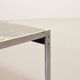 Kho Liangh Black Marble and Brushed Steel Coffee Table by Artifort 1960s
