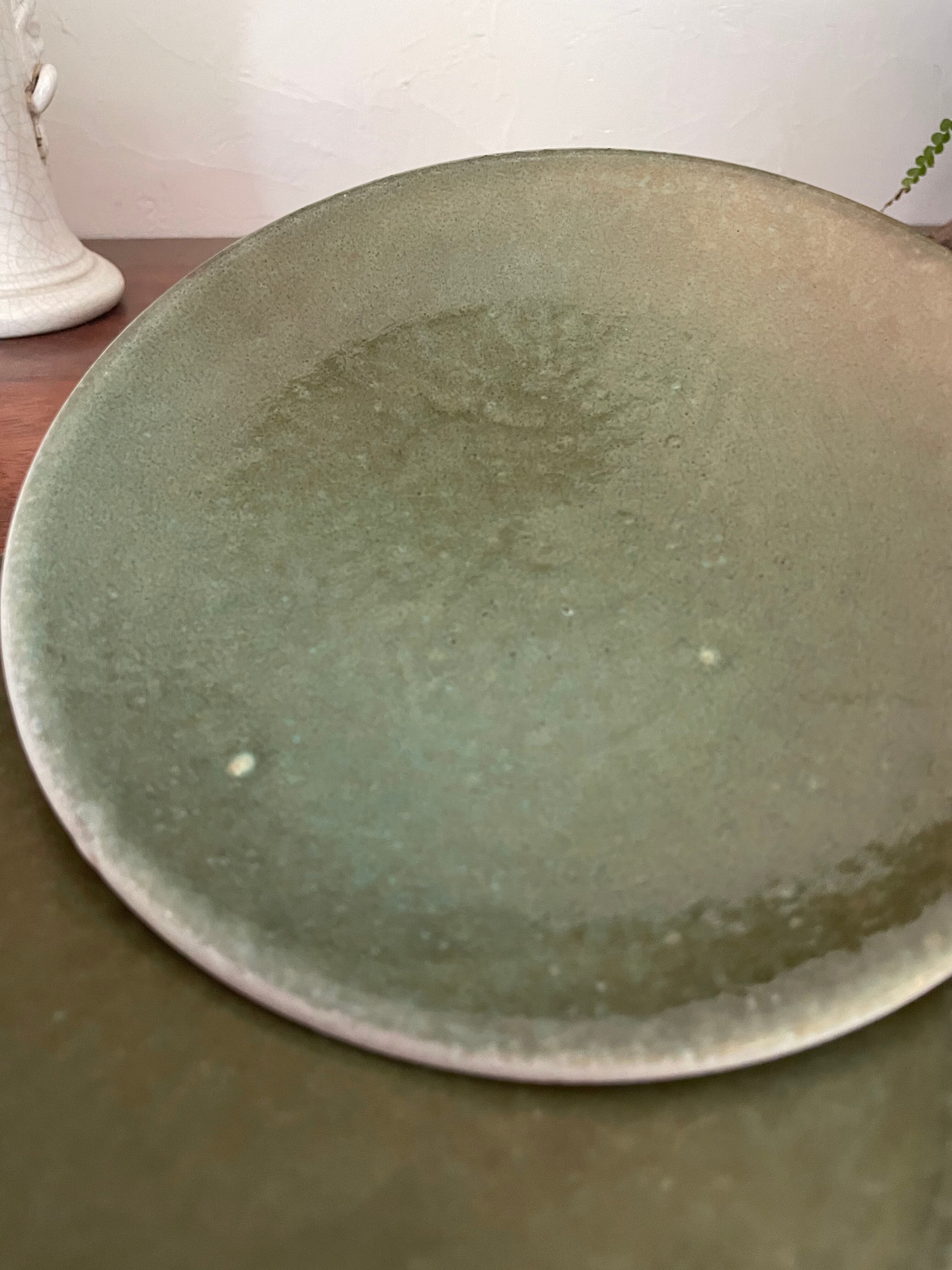 Set of 5 ceramic dessert plates