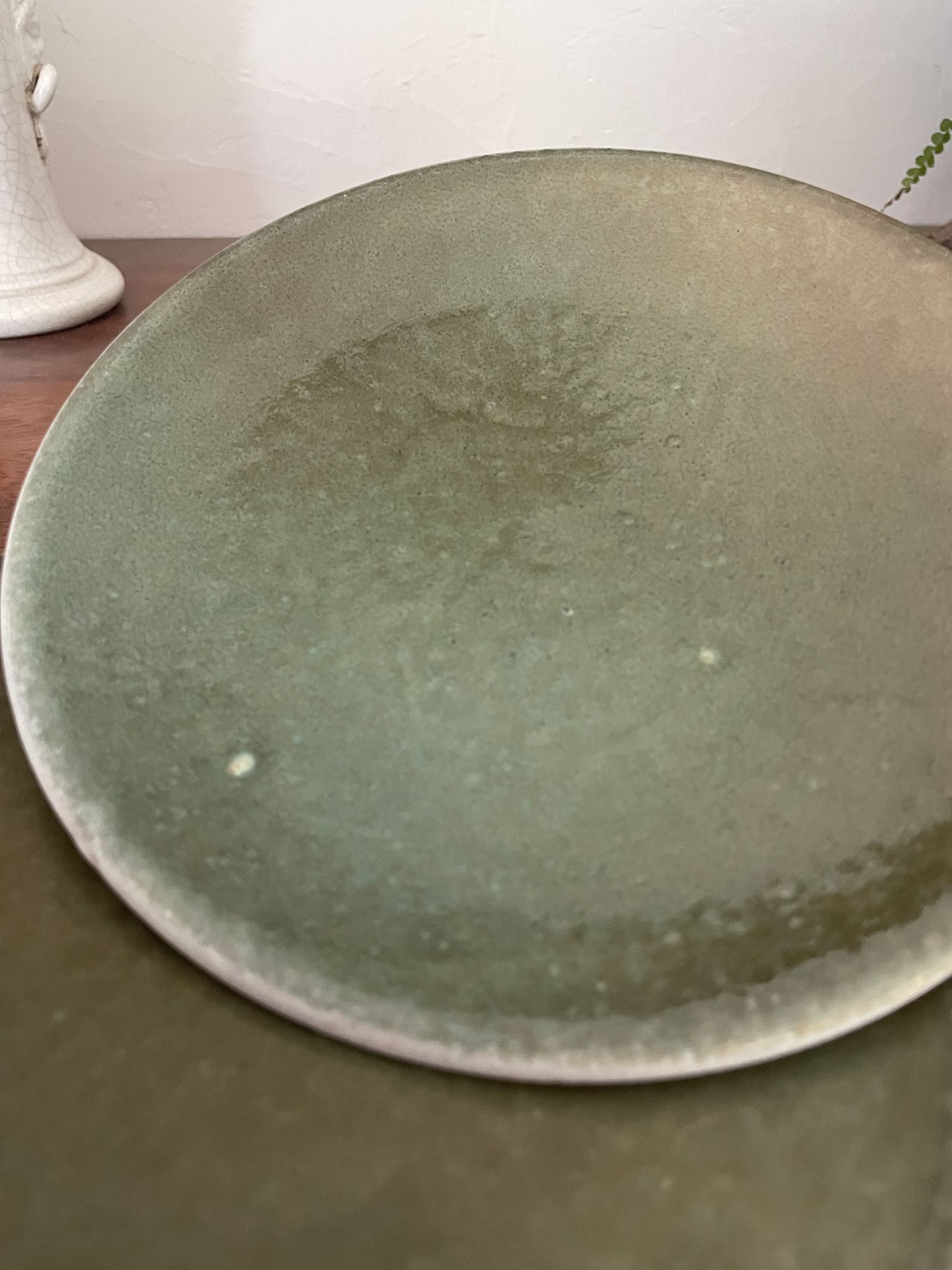 Set of 5 ceramic dessert plates