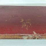 Patinated wood shelf