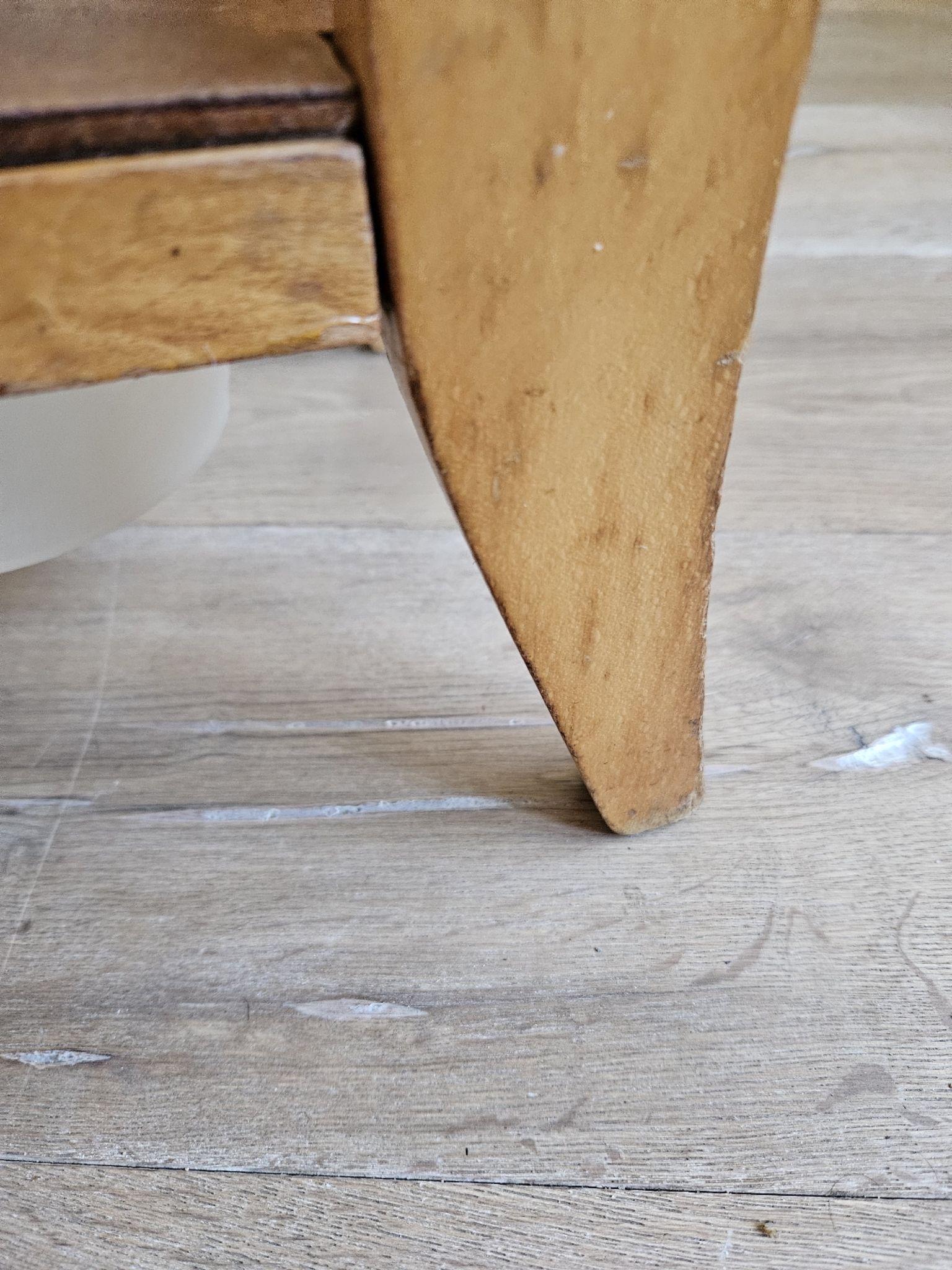 Children's wooden commode chair