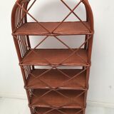 Bamboo shelf and cannage 60s