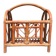 Vintage rattan magazine rack – Natural and retro elegance