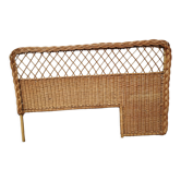 Vintage 50s rattan headboard