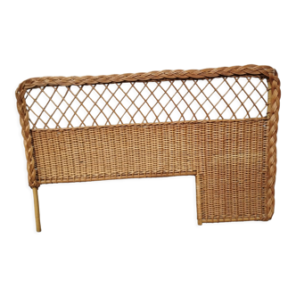 Vintage rattan headboard 50s