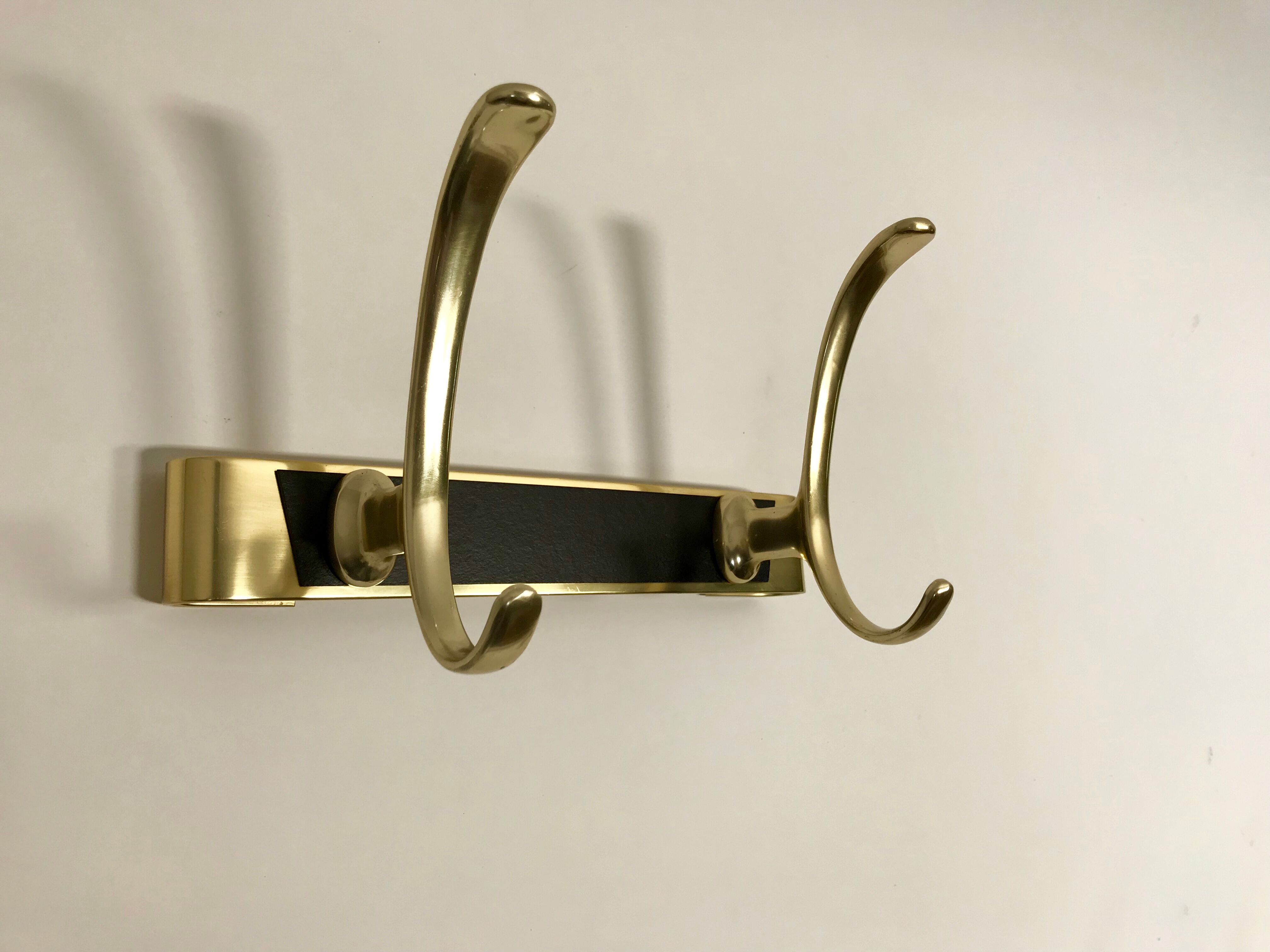 Pair of golden 60s patères