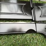 Pompadour fireplace in black marble nineteenth century.