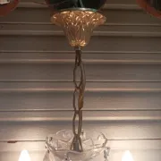 Very beautiful Venetian chandelier with 5 lights / complete and in working condition.
