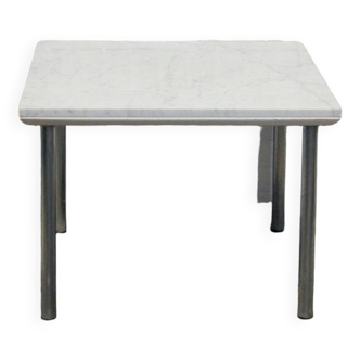 marble coffee table chrome legs
