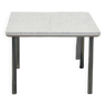Table basse en marbre pieds chromés