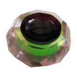 Cendrier en verre de Murano par Flavio Poli, Italie circa1960