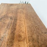 19th century walnut drapery table 2m1