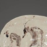 Glazed ceramic serving dish
