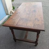 Old farmhouse table 2 drawers