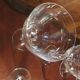 Suite de 8 verres à vin en cristal