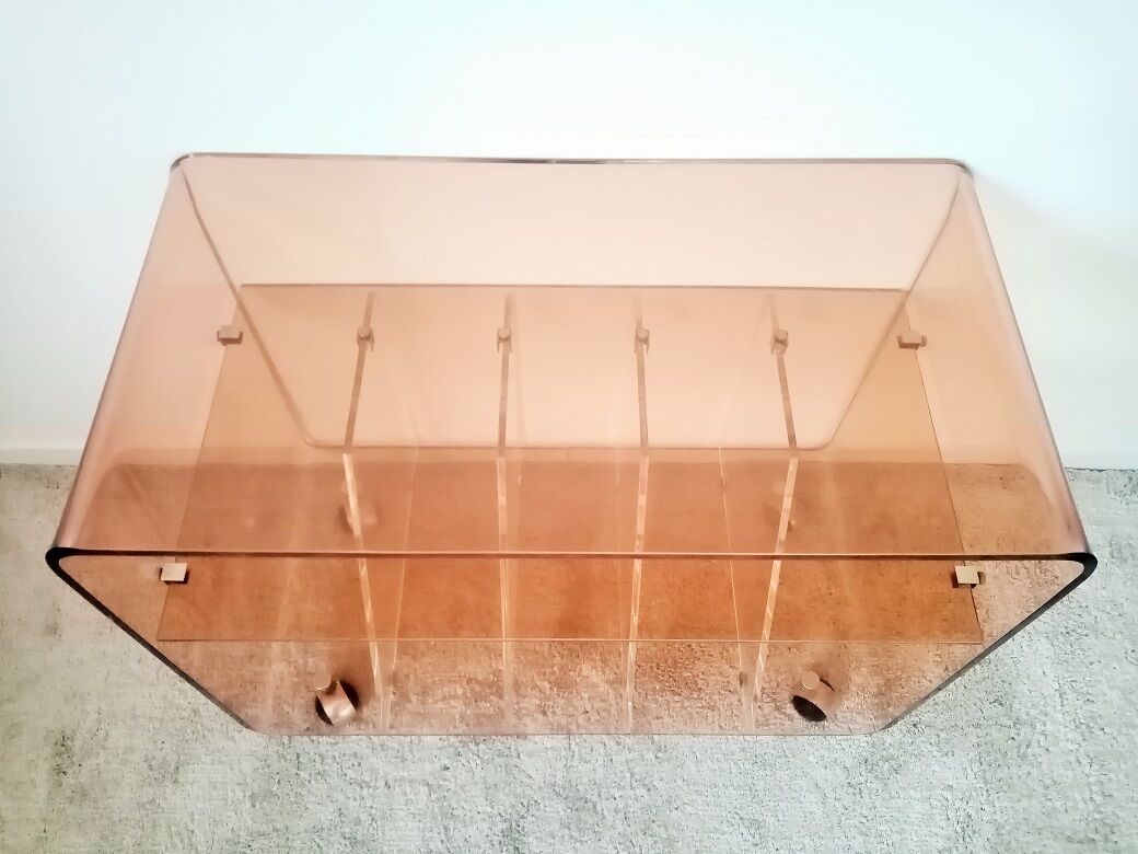 Furniture storage disc hifi Plexiglas