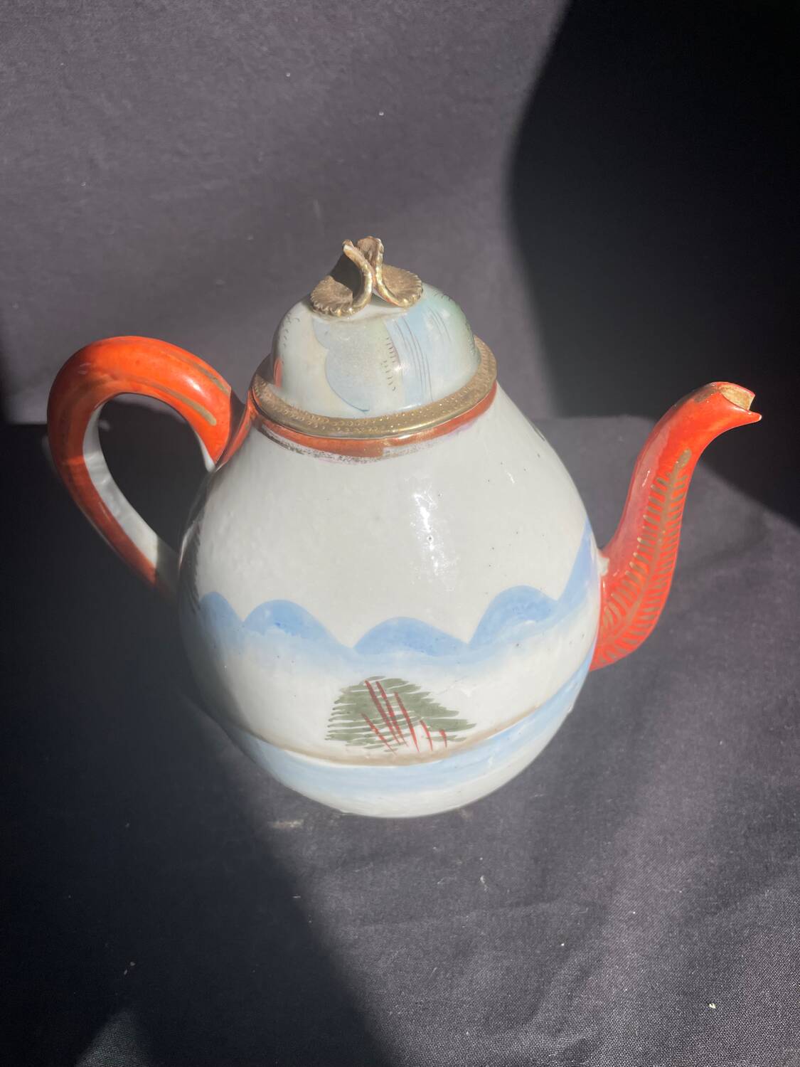 Théière japonaise Kutani