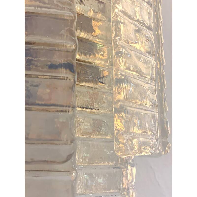 Paire d'appliques en verre de Murano, Italie