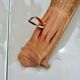 Old chistera, large glove, 65cm, Basque Country