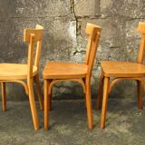 Set of 6 Baumann bistro chairs n° 18