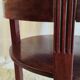 Art Deco side table in solid wood - 1940s/50s